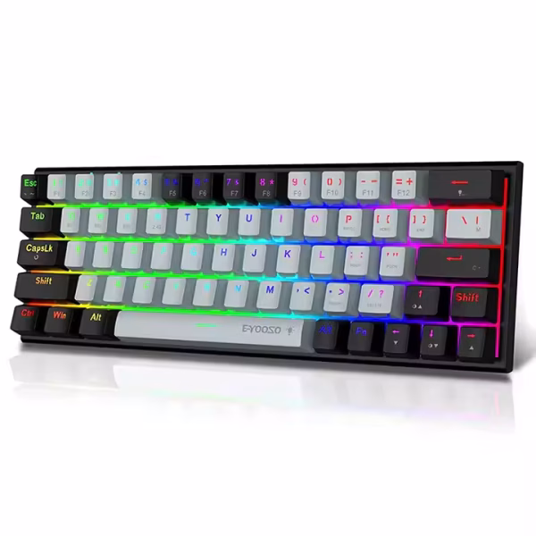 Teclado Mecánico RGB Compacto — Precisión, Estilo y Rendimiento